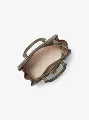 Nouveau Hamilton Small Pebbled Leather Satchel