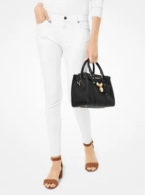 Nouveau Hamilton Small Pebbled Leather Satchel