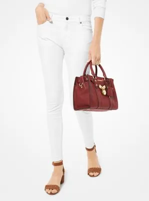 Nouveau Hamilton Small Pebbled Leather Satchel