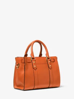 Nouveau Hamilton Small Pebbled Leather Satchel