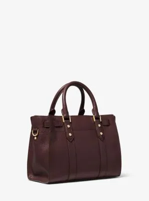 Nouveau Hamilton Small Pebbled Leather Satchel