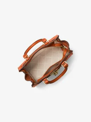 Nouveau Hamilton Small Pebbled Leather Satchel