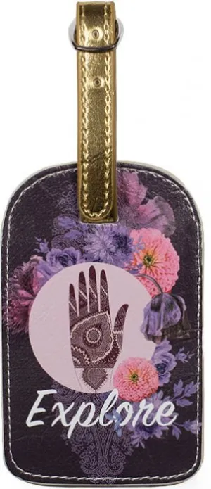 Papaya Art- Luggage Tag "Explore"