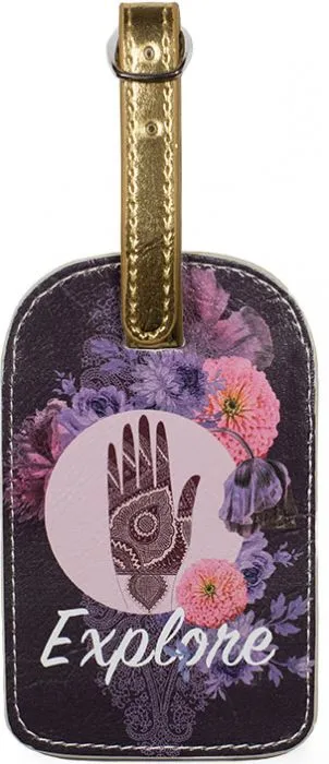 Papaya Art- Luggage Tag "Explore"