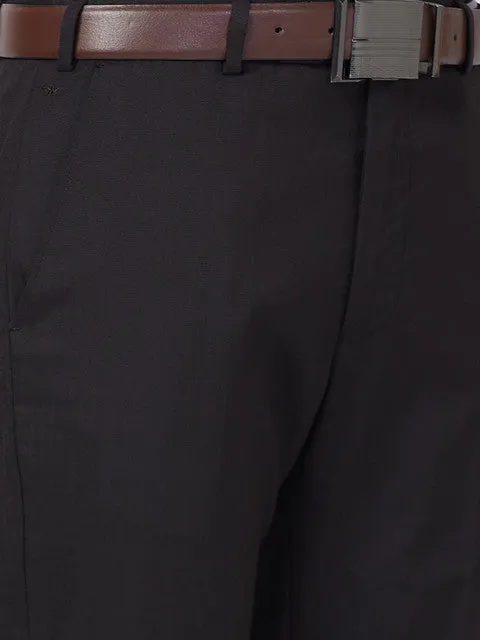 Park Avenue Men Blue Regular Fit Structured Trouser