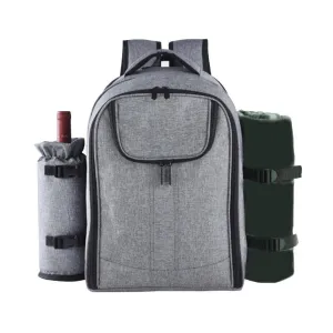 Picnic Backpack Rucksack Hiking Outdoor Camping BBQ Lunch Bag with Tableware Cup Set Backpacking Picnic Bags