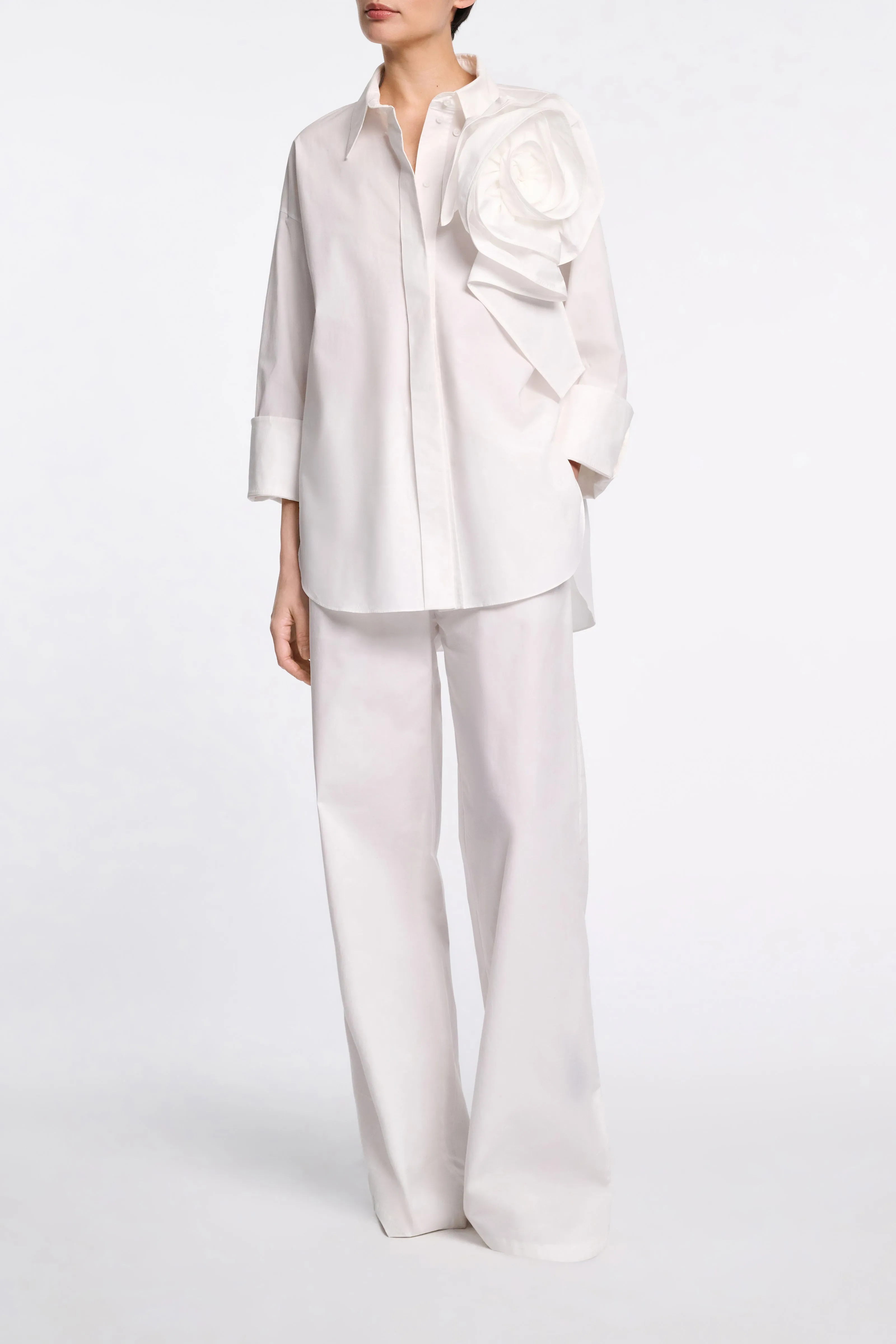 Poplin Power Blouse