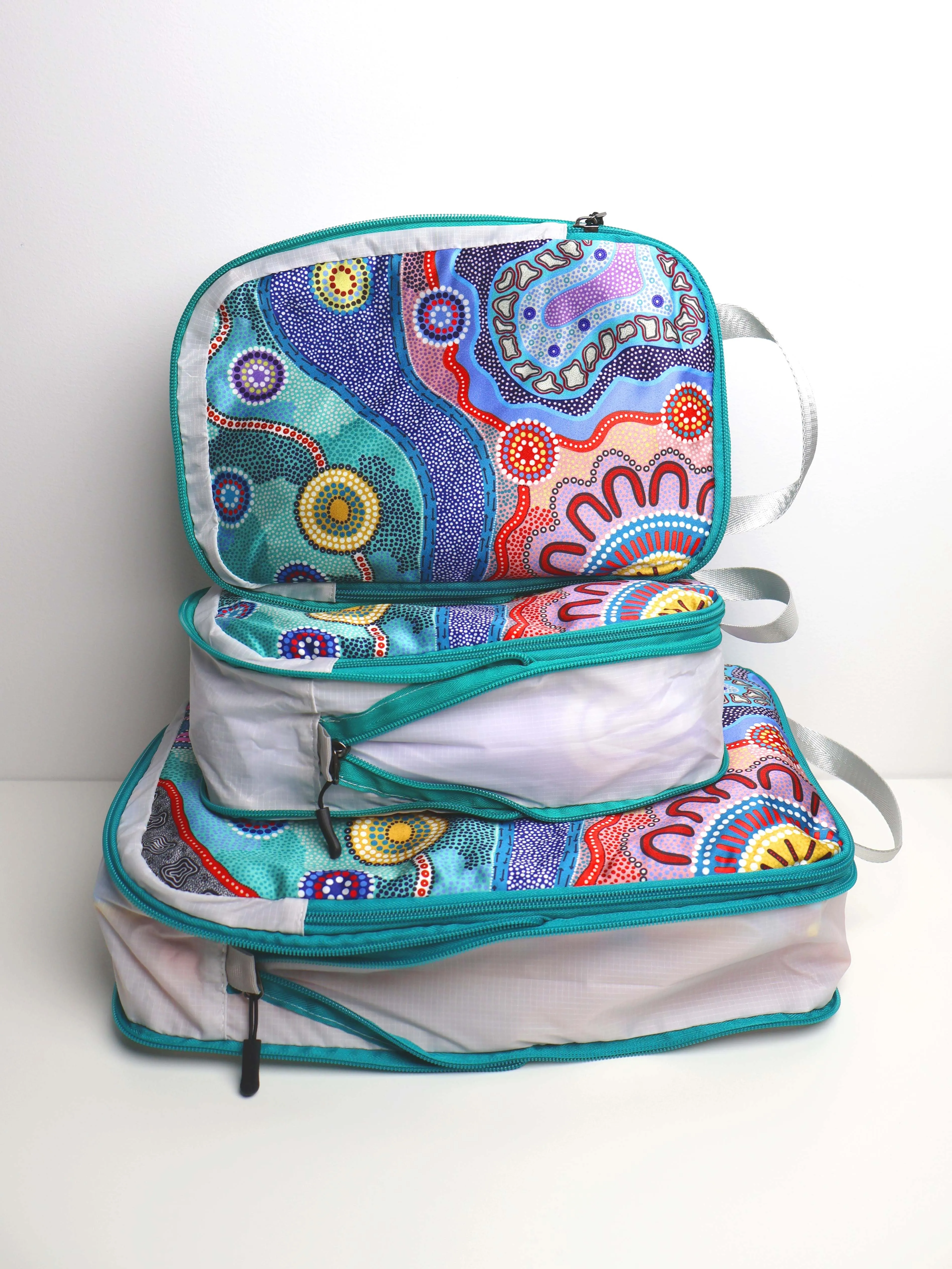 Rockpools - Luggage Packing Cubes (3 Pack)