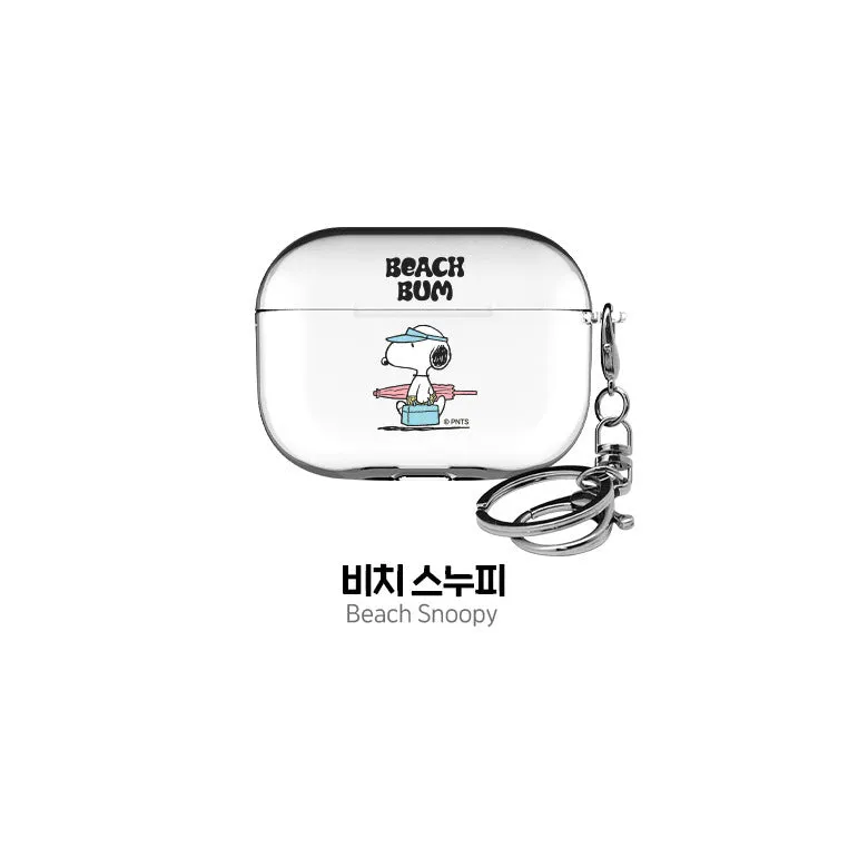 Snoopy Clear Slim Apple AirPods Case Cover