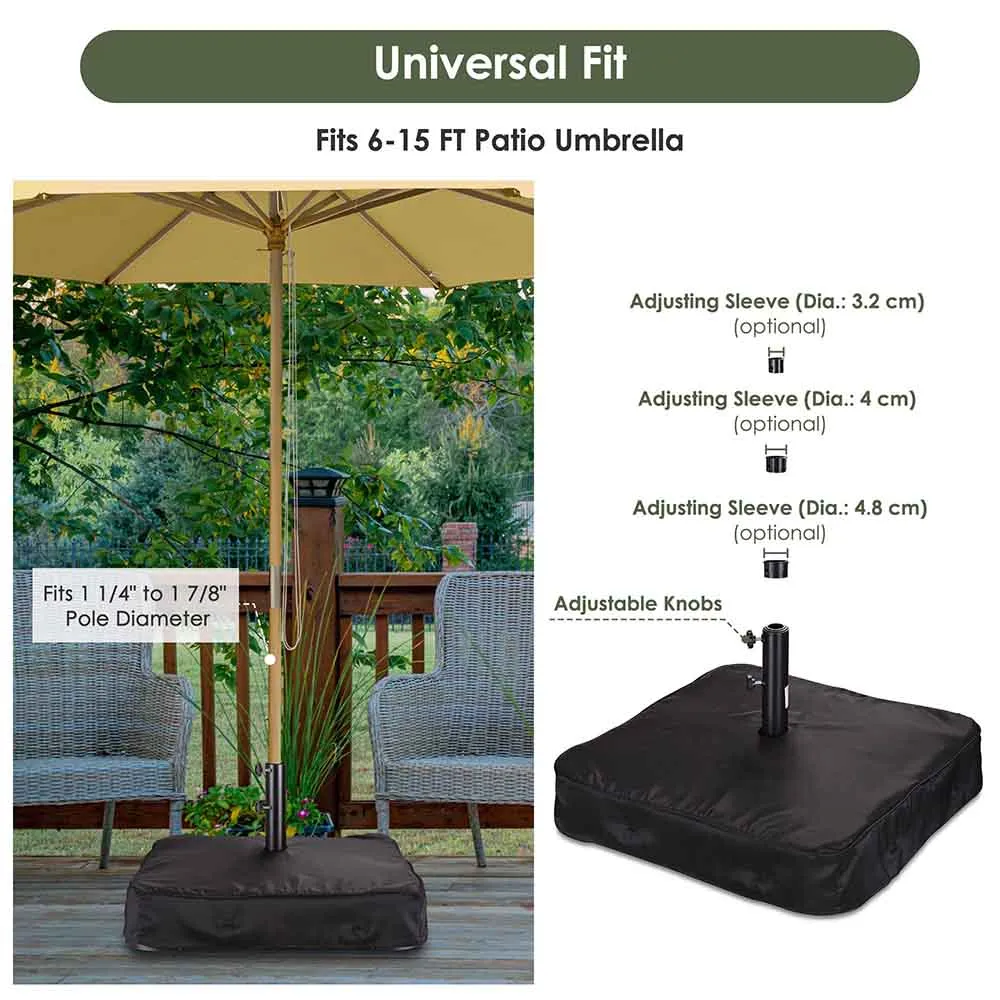 TheLAShop 168 Lbs. Umbrella Base Weight for Poles D1 7/8"